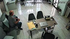 hooking up with my ex-teachers old man amateurs latina first handjob in living room