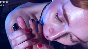 rotten venus latina goddess chokes you with her sexy bare feet till you gag and lick toes