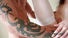 i can't stop gagging on this huge cock in flexible 69