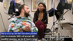 Minnie Rose sucks dick backstage... but gets her pussy blasted full of cum?