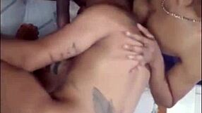 Brenao and Haitian Refugee Hammer Baiano Girl Mercilessly with Huge Cocks