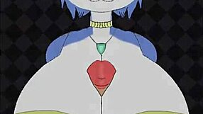 Krystal X Fox McCloud Takes Big Cock Titty Fuck Cumshot!