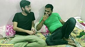 Amazing Indian Threesome Shares Innocent Bhabhi Tamil Girl Pussy