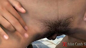 Amateur Thai bar girl teases solo in pantyhose at bar