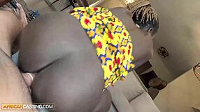 Can Naughty Ebony Big Tits Babe Handle Upside-Down Throat Fuck?