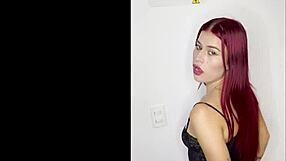 Redhead Latina Slut's First Time Porn Casting Interview