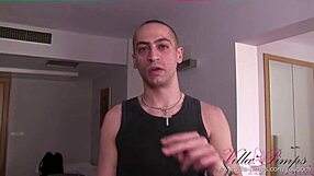 blonde teen pornstar teases with dildo handjob