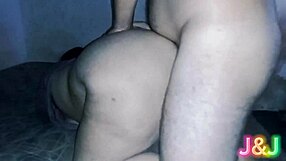 Chubby Hottie Caught Bent Over Begging for More Thrusts