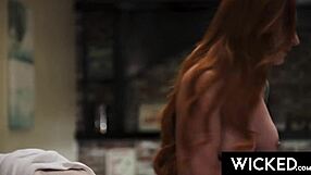 Sophia Locke Starts with Massage but Ends Bent Over for Deep Redhead Milf Pound Fuck