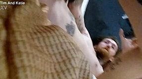 Tattoo Slut Begs Big Cock to Stretch Small Tits Pussy