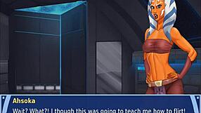 GROPE THESE MASSIVE BOOBS IN ORANGE TRAINER 4!