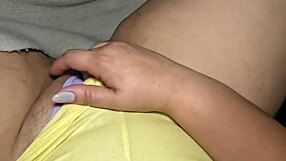 Fingering my juicy pussy thrills me before work