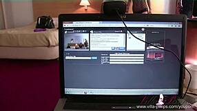 blonde teen pornstar teases with dildo handjob