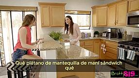 stepsister cock blocks then steals dick missionary hardcore - petite skinny spanish teen wants it all herself