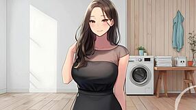 jerk off while the european femdom maid catches you sniffing panties