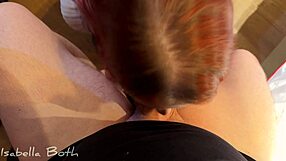 Redhead Girlfriend Craves Anal Aperitif After Work in Jeans