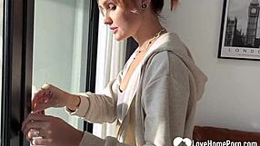 i catch my naughty stepdaughter skipping homework and spank her hard