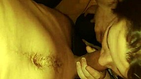 Mommy sucks young boy's huge cock till cum explosion!