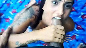 Horny beach milf begs stranger sunscreen rub ends in facial cumshot