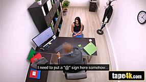 Perky Tittied Teen Trades Boobs for Car Loan Gets Monster Fucked