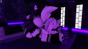 Pounding furry girlfriend's big ass hard in roblox