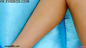 i interview pretty teen blonde casting her sexy petite body on sofa for daddy