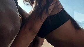 cute brazilian teen tries big black cock first time deepthroat cumshot