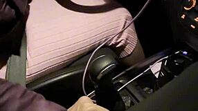 Stranger roadside blowjob flashes big ass tease