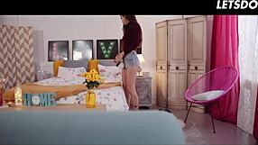 Aisha and Anya Krey Stepsisters Lick Pussies Muff Dive