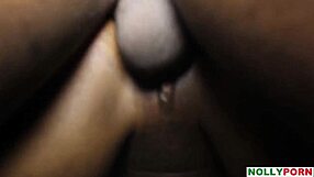 African ebony pornstar takes hardcore monster black cock pussy pounding