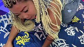 Oh yeah bitch, suck my cock deep like that everything you got?