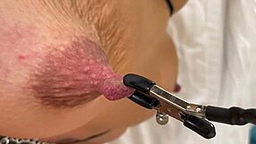 Bind My Hands! Spank Boobs! Clamp Nipples Super Hard!