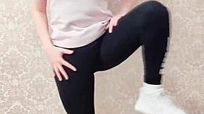 I watch porn and jerk off my tight wet holes cumming from anal toy