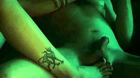 Sensual Oiled Footjob Teases Stepbrother's Cock With Bare Toes And Legs