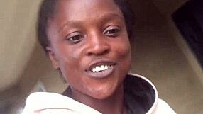 Hey, check out this crazy bitch twerking her big ass outdoors