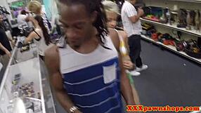 Girlfriend's Pussy Pounded Hard For Desperate Pawnshop Cash