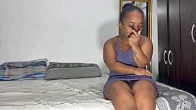 brazilian petite brunette slut's tiny ass fingered then fucked outdoor by monster cock