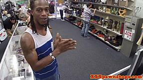 Girlfriend's Pussy Pounded Hard For Desperate Pawnshop Cash