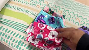 i can't resist my perverted stepdad rubbing his dirty cock on my intimate zone