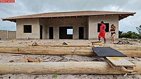 surprise payment from the bosses with ripped clothes and cock