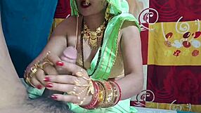 Beautiful Indian bride's first dirty pussy fuck breaks her virgin seal in Hindi