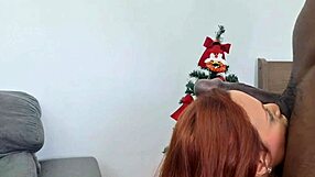 noiva you love my cock wrecking your tight ass and pussy before christmas dinner right