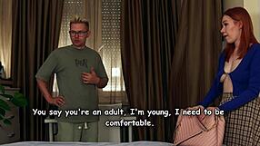 i shared the bed with hot redhead stepmom and we fucked rough all night umm