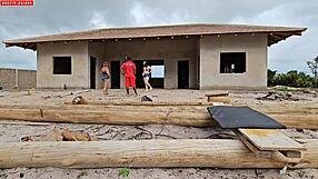 surprise payment from the bosses with ripped clothes and cock