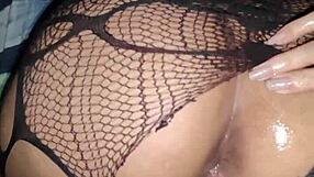 first time trying anal hurts but slutty filipina loves it in fishnets