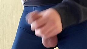 Would you stroke this huge cock outdoors till orgasm hits?