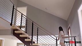 step sis jennaross keeps taboo secret fucking bro's big cock hardcore