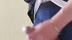 Would you stroke this huge cock outdoors till orgasm hits?