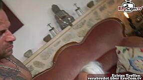 German Wife Cheats on Cuckold Hubby with Skinny Stud Interview
