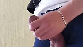 Would you stroke this huge cock outdoors till orgasm hits?